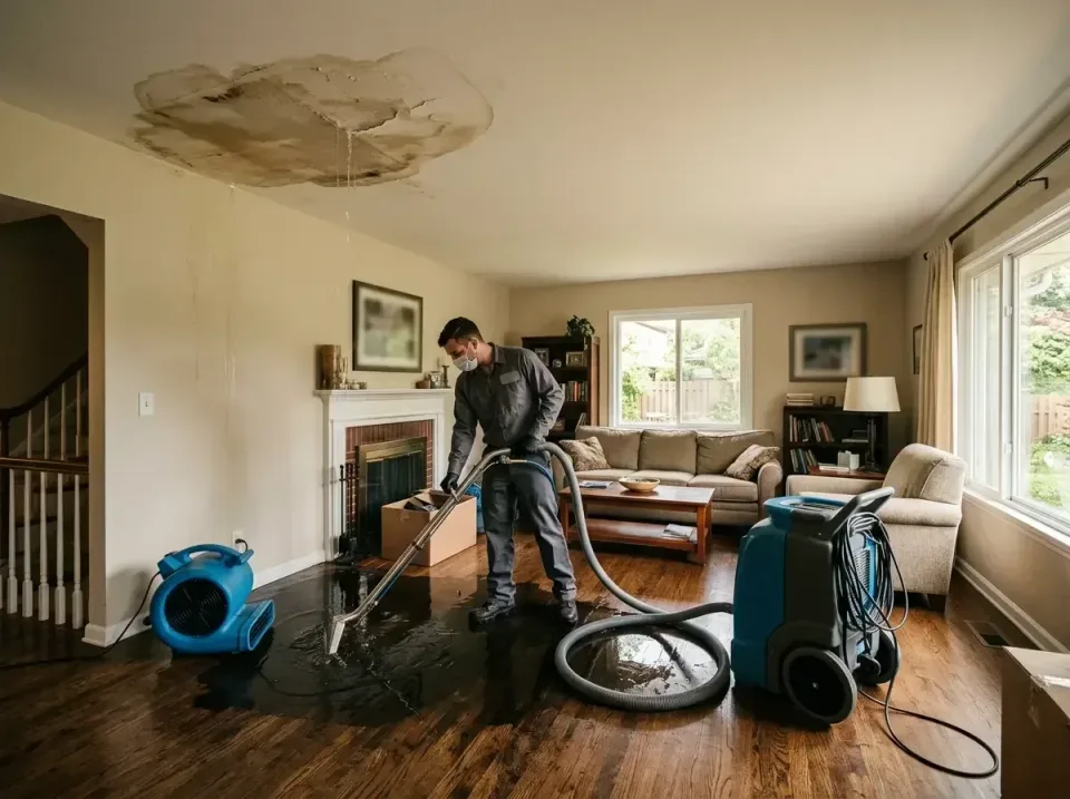 attic-pipe-burst-ceiling-drip-008 — frequently asked questions, Water Damage Restoration & Carpet Care in Plumsteadville, PA